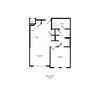 1B ALT Floor Plan 1B ALT Floor Plan 776 Sq.Ft. at Alta Grand Crossing, Texas, 75052